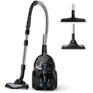 Philips Domestic Appliances Philips PowerPro Expert FC9741/09 Bagless Vacuum Cleaner (A+AA Energy Label, 650 W, 2 L Dust Volume, Integrated Accessories, Black)