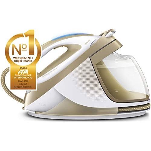 필립스 Philips Domestic Appliances Philips GC9642 / 60 steam generator PerfectCare Elite Silence (2400 W, Optimal TEMP, 7.2 bar steam pressure, 490 g / min steam boost) gold