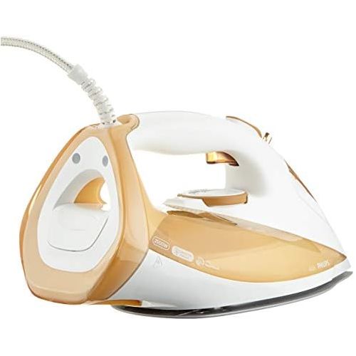 필립스 Philips Domestic Appliances Philips Azur GC4549/00 Steam Iron (2500 W, 210 g Steam Bump) White/Beige