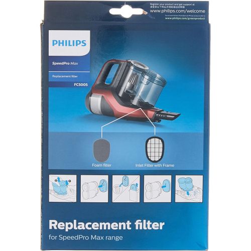 필립스 Philips Domestic Appliances Philips FC5005/01 Original Replacement Filter Set for Philips SpeedPro Max Cordless Vacuum Cleaner