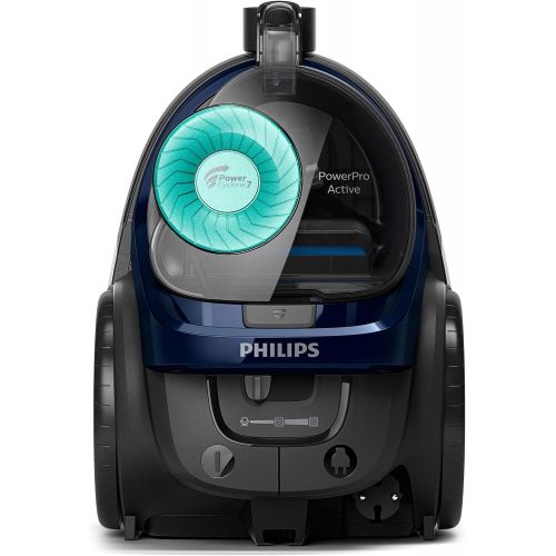 필립스 Philips Domestic Appliances Philips FC9556/09 PowerPro Active Bagless Vacuum Cleaner (900 W, 1.5 L Dust Volume, Includes Turbo Pet Hair Nozzle, Hard Floor Nozzle, Furniture Attachment)