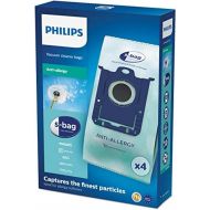 Philips Domestic Appliances Philips FC8022/04 S Bag Vacuum Cleaner Bags, Anti Allergen Pack of 4