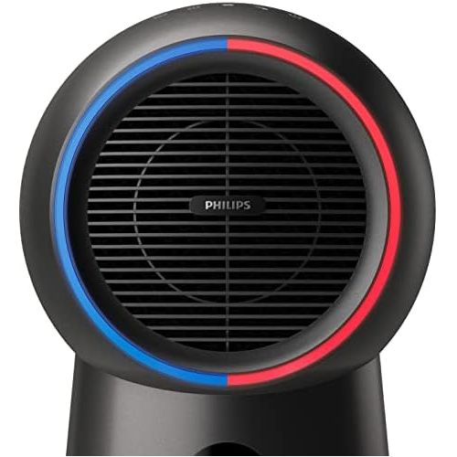 필립스 Philips Domestic Appliances Philips 3 in 1 Air Purifier AMF220/15 Air Purification, Fan and Heater up to 42 m², 165 m³/h CADR, HEPA Filter, Black
