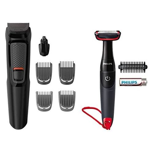  Philips Kit Multifunzione Philips Kit Multifunction Mg3710/85 Grooming Kit 3000 Series Viso 6 in 1 340 g