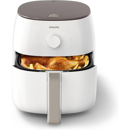  Philips Kitchen Appliances Philips Twin TurboStar Technology XXL Airfryer with Fat Reducer, Analog Interface