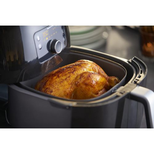  Philips Kitchen Appliances Philips Premium Airfryer XXL with Fat Removal Technology, 3lb/7qt, Black, HD9650/96