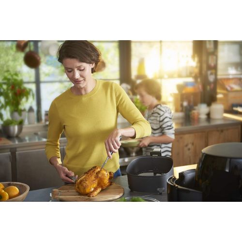  Philips Kitchen Appliances Philips Premium Airfryer XXL with Fat Removal Technology, 3lb/7qt, Black, HD9650/96