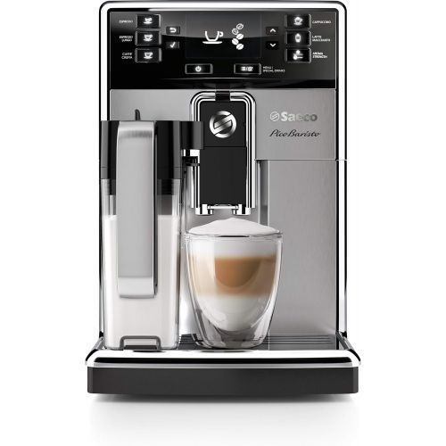  Saeco PicoBaristo Super Automatic Espresso Machine, 1.8 L, Stainless Steel, HD8927/47