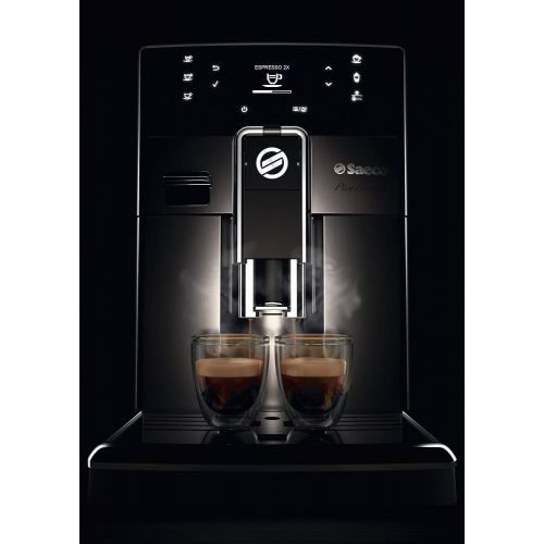  Saeco PicoBaristo Super Automatic Espresso Machine, 1.8 L, Stainless Steel, HD8927/47