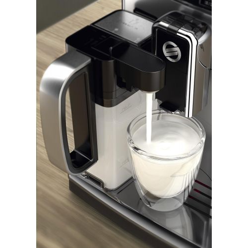  Saeco PicoBaristo Super Automatic Espresso Machine, 1.8 L, Stainless Steel, HD8927/47