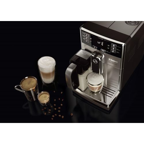  Saeco PicoBaristo Super Automatic Espresso Machine, 1.8 L, Stainless Steel, HD8927/47