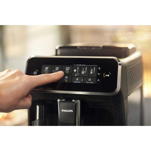  Philips Kitchen Appliances Philips 3200 Series Fully Automatic Espresso Machine w/ Milk Frother, Black, EP3221/44