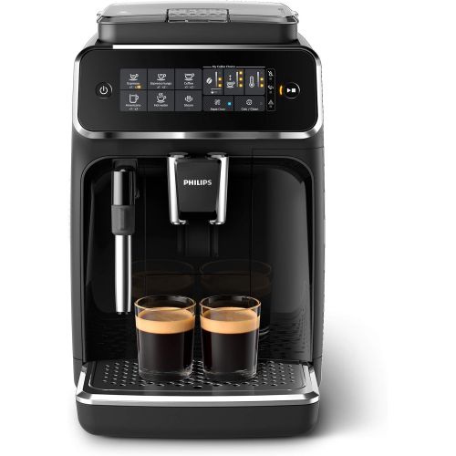  Philips Kitchen Appliances Philips 3200 Series Fully Automatic Espresso Machine w/ Milk Frother, Black, EP3221/44