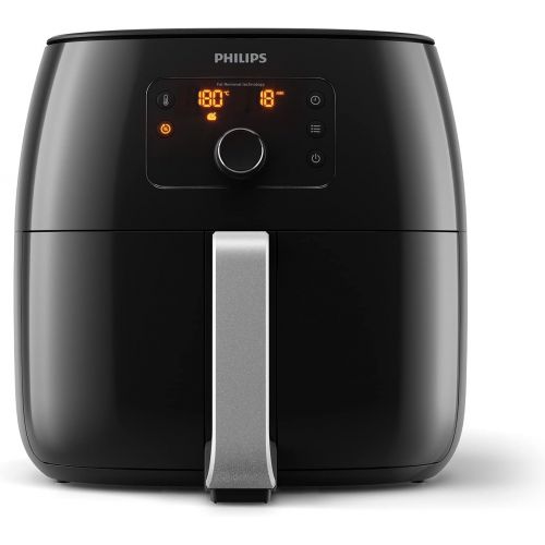  Philips Kitchen Appliances Philips Premium Airfryer XXL with Fat Removal Technology, 3lb/7qt, Black, HD9650/96