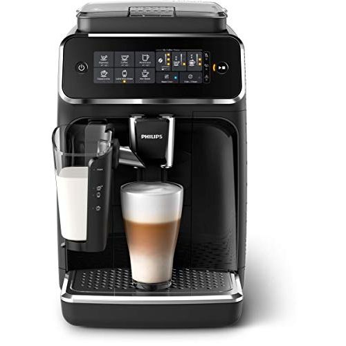  [아마존베스트]Philips Kitchen Appliances Philips 3200 Series Fully Automatic Espresso Machine w/ LatteGo, Black, EP3241/54