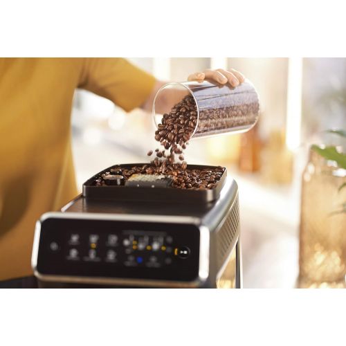  [아마존베스트]Philips Kitchen Appliances Philips 3200 Series Fully Automatic Espresso Machine w/ LatteGo, Black, EP3241/54