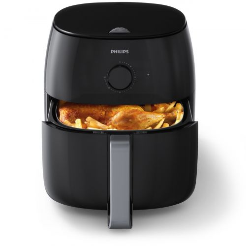 필립스 Philips HD963098 Avance XXL Twin Turbostar Airfryer (3lb4qt), Black