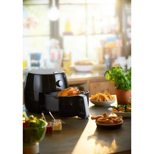 필립스 Philips HD963098 Avance XXL Twin Turbostar Airfryer (3lb4qt), Black