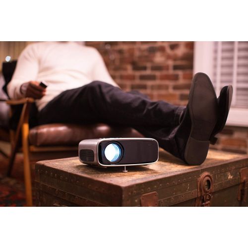 필립스 [아마존베스트]Philips NeoPix Ultra 2 LED Projector Silver Full HD WiFi Bluetooth