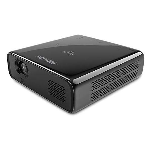  [아마존베스트]Philips Projection PicoPix Max PPX620/INT Mini Home Cinema Projector 850 Colour Flowers Android 9 USB-C HDMI Wi-Fi Bluetooth 120 Inch Image Size App Store Touchpad Wireless Screen