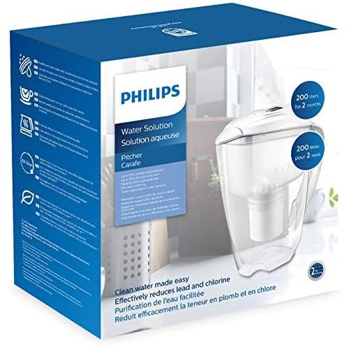  Philips Water Philips Aqua Solutions Water Filter Carafe Anti Limescale Lead Chlorine Pesticide Micro Plastic