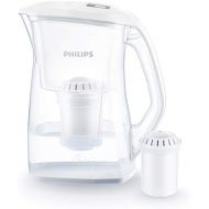 Philips Water Philips AWP2970 Water Filter Carafe Anti Limescale Chlorine Bacteria Micro Plastic Heavy Metal Filter with Activated Carbon Ultrafiltration