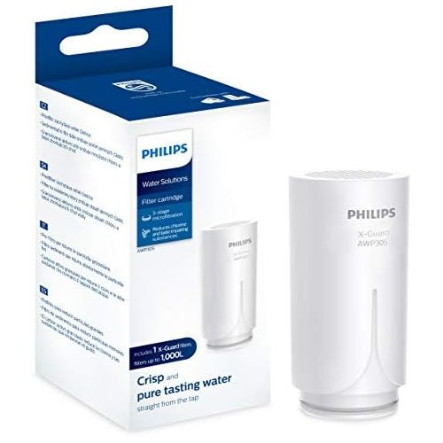  Philips Water AWP305 X Guard Replacement Cartridge for Philips Water On Tap Water Filter AWP3703 & AWP3704 Filter Cartridge for Tap Filter