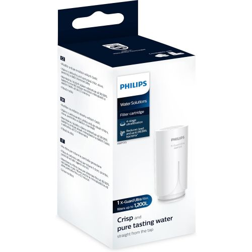  Philips Water AWP315 X Guard Replacement Cartridge for Philips Water On Tap Water Filter AWP3753 & AWP3754 Filter Cartridge for Tap Filter White