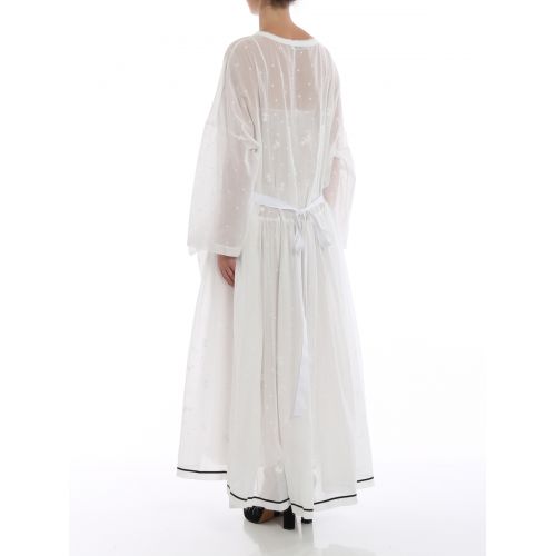  Philosophy di Lorenzo Serafini Embroidered cotton tunic dress