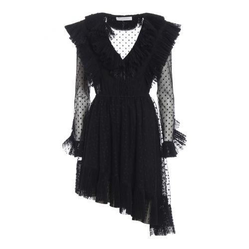  Philosophy di Lorenzo Serafini Polka dot tulle asymmetric dress