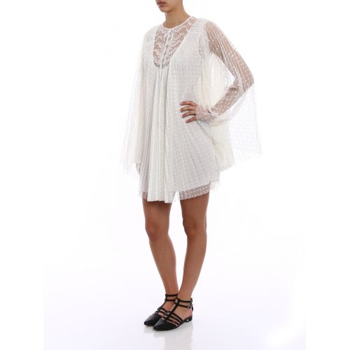  Philosophy di Lorenzo Serafini Pleated tulle short dress