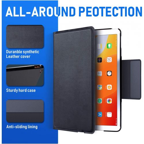  [아마존베스트]Phixnozar Keyboard Case for NewiPad8th Generation 10.2 inch2020 / iPad 7th Gen 2019 / iPad Air 3rd Gen/iPad Pro 10.5 2017  Stable Touchpad Function -10.2/10.5- Black