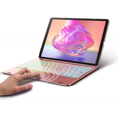  [아마존베스트]Phixnozar Keyboard Case for New iPad 8th Generation(10.2 inch 2020) /7th (10.2 2019) / iPad Air 3rd Generation 10.5 2019/iPad Pro 10.5 2017 Stable Touchpad Function