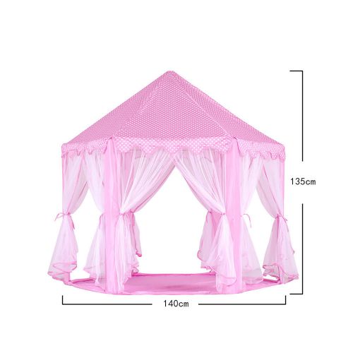  Phoebe cat Tents for Girls, Princess Castle Play House for Childs, PCCH3093 Large Outdoor Indoor Kids Play Tent for Girls