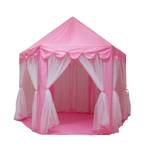  Phoebe cat Tents for Girls, Princess Castle Play House for Childs, PCCH3093 Large Outdoor Indoor Kids Play Tent for Girls