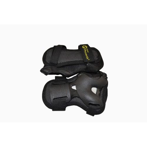  Phoenix Gold Gold Phoenix Sports Protective Gear safety pad Safeguard Knee Elbow Wrist Support Pad Set equipment for children roller bicycle BMX bike skateboard extreme sports bogu protector