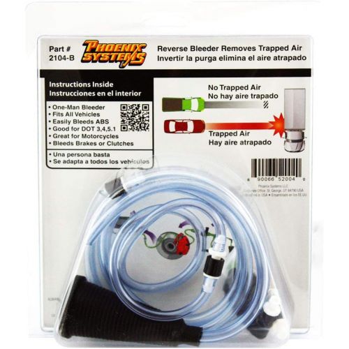  Phoenix Systems (2104-B) V-5 Reverse Brake Bleeder, Light Duty One Person, Fits all makes and models