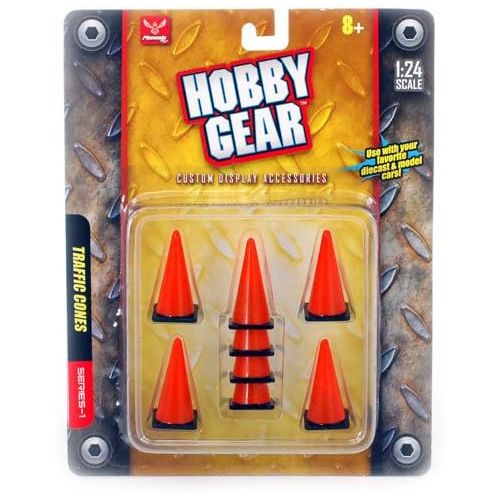  [아마존베스트]'Hobby Hobby Gear Traffic Cones Series 1 - 8 cone set