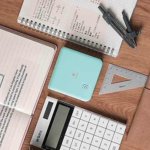  [아마존베스트]Phomemo M02 Pro Pocket Printer- Mini Bluetooth Thermal Printer with 3 Rolls White Sticker Paper, Compatible with iOS + Android for Learning Assistance, Study Notes, Journal, Fun, W