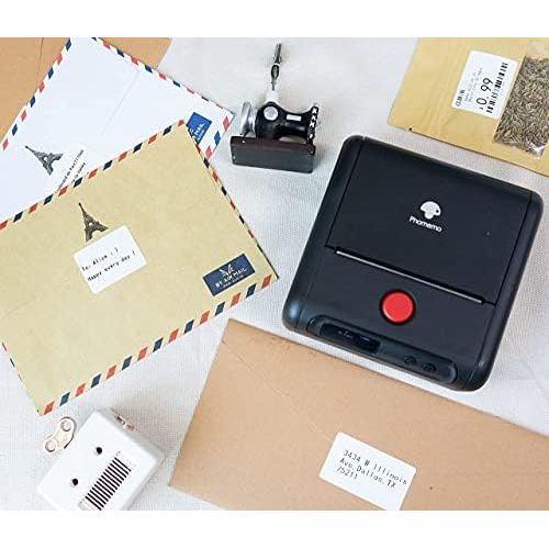  [아마존베스트]Phomemo M200 Label Printer- 3 Inches 80mm Bluetooth Thermal Label Maker Use for Small Business,Retailing for Labeling, QR Code, Barcode, Mailing, Images and More, for Android & iOS