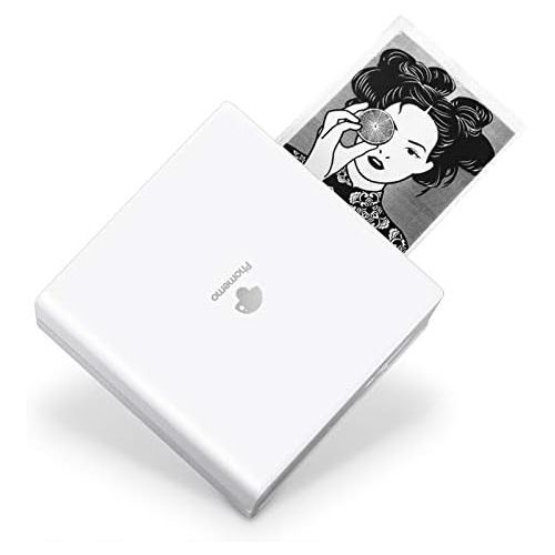  [아마존베스트]Phomemo M02 Pocket Printer Mini Photo Printer Bluetooth Printer Mobile Thermal Sticker Printer Compatible with Smartphone and Tablet for Learning Assistants Bullet Journal To Do Li