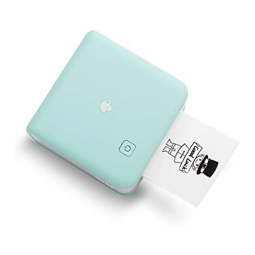  [아마존베스트]Phomemo M02 Pro Mini Wireless Bluetooth Pocket Printer Thermal Photo Printer The Portable Printer Compatible and Used to Learn Travel Entertainment and Work 300 dpi HD Green