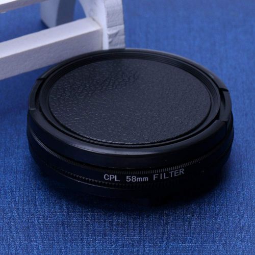  Phoncoo 58mm Camera Filter Mirror Protection Lens Cover polarizing Filter for GoPro 4 Session