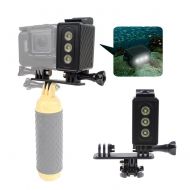 /Phoncoo Newest 30M Waterproof Super Bright Underwater LED Video Light 3 Files Light Action Camera Diving Lamp for GOPRO Hero 4
