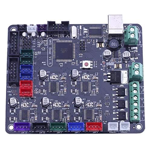  Phoncoo 3D Printer Motherboard MKS Base V1.5 with 12864 LCD Display Screen Control Board Kit Compatiable for Ramps1.4