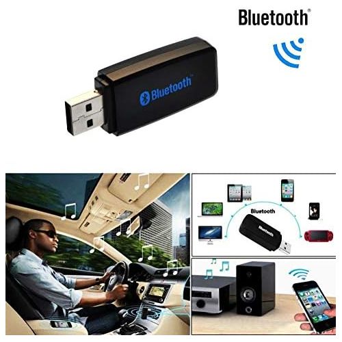  [아마존베스트]-Service-Informationen Phone Star USB Bluetooth Receiver Audio Receiver for Hi-Fi Systems Car Radio Sound Docks Compatible with Android and iOS