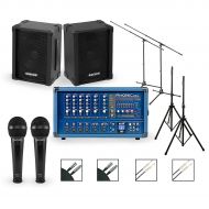 Phonic Complete PA Package with Powerpod 630R Mixer and Kustom KPC Speakers