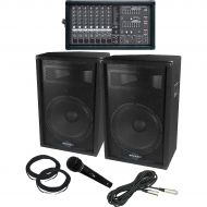Phonic},description:The Phonic Powerpod 780  S715 PA Package includes a Powerpod 780 powered mixer and two S715 15 2-way speakers. This is a great portable PA setup that delivers