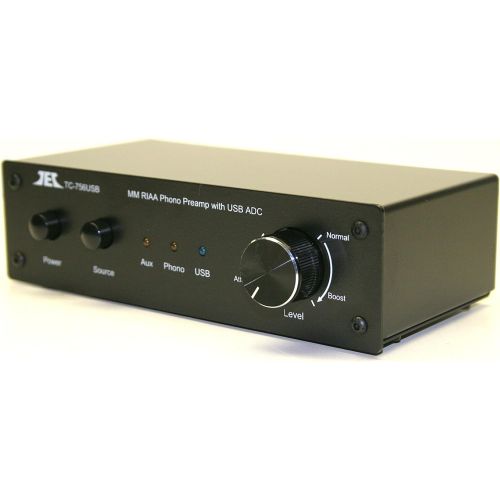  [아마존베스트]Phono Preamps Technolink TC-756USB RIAA Moving Magnet Phono Preamp with AUX Input and USB (Computer) Output