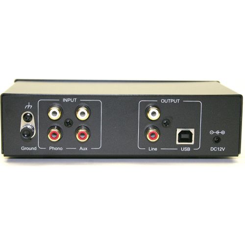  [아마존베스트]Phono Preamps Technolink TC-756USB RIAA Moving Magnet Phono Preamp with AUX Input and USB (Computer) Output